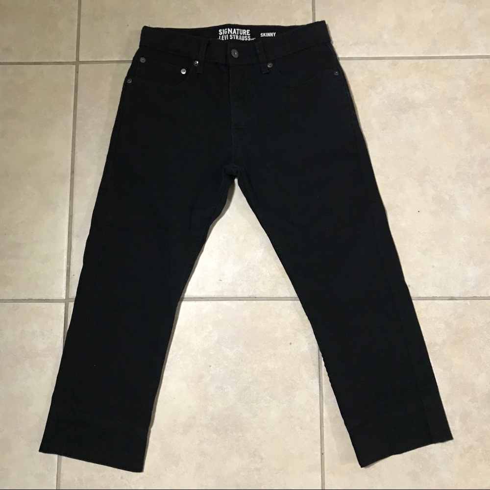 Levi Strauss Skinny Jeans Black Comfortable.